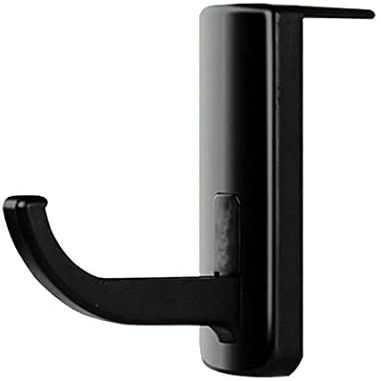 Headset Holder Headphone Stand Universal Headphone Hanger Wall Hook Headset PC Monitor Earphone Stand Rack Holder Durable Headphone Accessories Headset Stand Headphone Holder (Color : Black, Size :