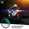 NEEWER 52mm Blue Streak Filter, HD Optical Glass 360 Rotatable Anamorphic Flare Special Effects Lens Filter, 28 Layer Multi Resistant Coated Aluminum Alloy Frame view 2