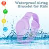 Kids Waterproof Airtag Bracelet Compatible with Apple AirTag, Hidden Silicon Protective Case for Air Tag GPS Tracker Holder, Adjustable Anti-Lost Watch Band for Toddler Child (Purple) view 4