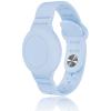 Kids Waterproof Airtag Bracelet Compatible with Apple AirTag, Hidden Silicon Protective Case for Air Tag GPS Tracker Holder, Adjustable Anti-Lost Watch Band for Toddler Child (Blue) view 1