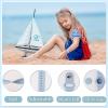 Kids Waterproof Airtag Bracelet Compatible with Apple AirTag, Hidden Silicon Protective Case for Air Tag GPS Tracker Holder, Adjustable Anti-Lost Watch Band for Toddler Child (Blue) view 3