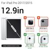 GYSDCAZ Keyboard Case for iPad Pro 12.9-Inch 2017/2015 (Old Model, 2Nd & 1St Generation), [7 Color Backlit] Magnetically Detachable Wireless Bluetooth Keyboard with Touchpad,Pink view 2