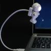 Opexicos 2Pcs Creative Spaceman Astronaut LED Flexible USB Light Night Light for Kids Toy Laptop PC Notebook for Sleep view 2