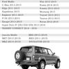 2023 Latest Release Updated A14 Navigation Sd Card Compatible with Lincoln&Ford Support USA/Canada New Maps view 2