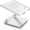 TATSEN Foldable Bracket Support Alloy Riser for Stand Notebook Portable Desktop Adjustable Office Laptop Cooling Holder Cafe Heat-Vent with Home Computer Aluminum (Color : A) view 1