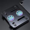 TATSEN Foldable Laptop Cooling Stand Desk Dual Cooling Fan Adjustable Base Aluminum Stand for Laptop (Color : E, Size : 24.9 * 22 * 2.7) view 4