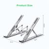 TATSEN Portable Laptop Cooling Stand 11 to 17.3 Inch Laptop Aluminum Alloy Stand Height Adjustable Riser Office Computer Radiator view 2