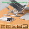 TATSEN Portable Laptop Cooling Stand 11 to 17.3 Inch Laptop Aluminum Alloy Stand Height Adjustable Riser Office Computer Radiator view 3