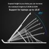 TATSEN Laptop Stand Portable 6 Heights Adjustable Aluminum Desktop Ventilated Cooling Holder Folding view 4