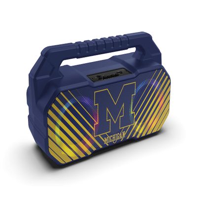 SOAR NCAA Wireless Boombox Speaker, Michigan Wolverines