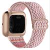 BRART Stretchy Nylon Bands for Fitbit Versa/Versa 2/Versa Lite/Versa SE for Women Men,Adjustable Breathable Fabric Sport Elastic Wristband (Color : Pink Sand) view 1
