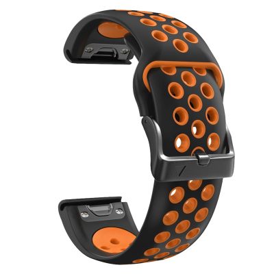 MGTCAR 26 22mm Silicone Band For Garmin Fenix 6 6X Pro 5X 5 Plus/Forerunner 935 GPS D2 Delta PX MK2 Quick Release Easy fit Watch Strap (Color : E, Size : 26mm Descent Mk1 MK2)