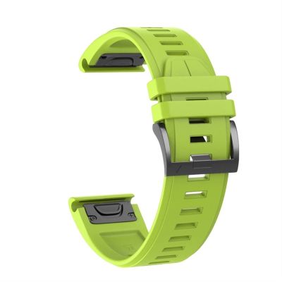 AEHON 26 22 20MM Watchband Strap for Garmin Fenix 7x Fenix 7Fenix 7s Smart Watch Quick Release Silicone Easyfit Wrist Strap (Color : Green, Size : 20mm Fenix 7s)