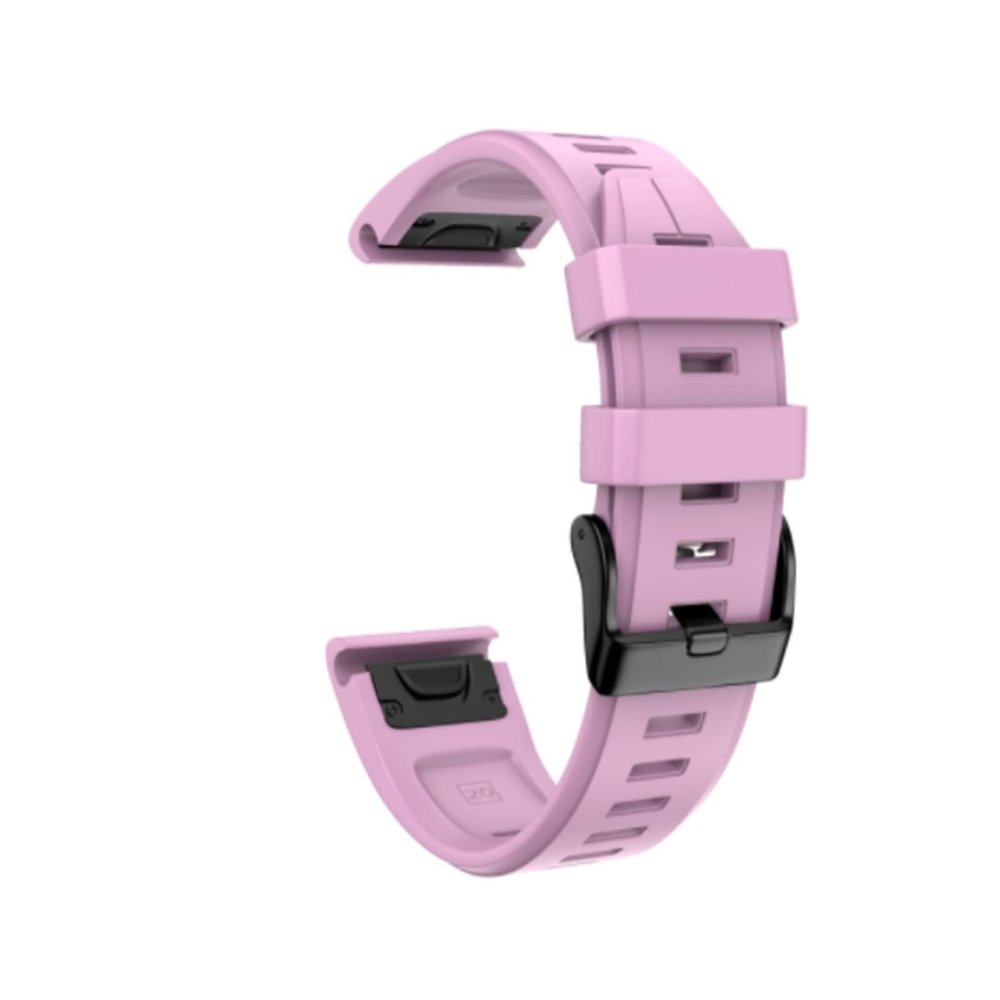AEHON 26 22 20MM Watchband Strap for Garmin Fenix 7x Fenix 7Fenix 7s Smart Watch Quick Release Silicone Easyfit Wrist Strap (Color : Pink, Size : 22mm Fenix 7)