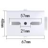 V-Fiabilidad Security Camera Mounting Bracket Extender Pole I-Type,30-60cm Telescopic Adjustable Ceiling Mount Bracket for CCTV IP Camera view 3