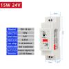 BCMCBV Industrial DIN Rail Switching Power Supply DR-15 15W Single Output 5V 12V 24V AC to DC Converter Power Switch Input 110/240VAC (Color : 15W 24V) view 2