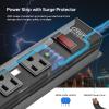 CRST 12-Outlet Long Power Strip with 15FT Cord, 2100 Joules Heavy Duty Surge Protector Mountable Power Strip, Wide Spaced Outlets for Industrial Garage Commercial(15A/1875W) view 4