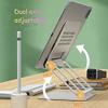 Adjustable Tablet Stand Aluminum Alloy Tablets Holder Desktop Hands Free Tablet Stand for 14 inch view 4