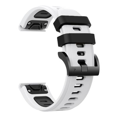 EEOMOiK 22mm WatchBand for For Garmin Forerunner 945 935 Fenix 5 Plus 7 6 Instinct 2 Silicone Smart Watch Band Outdoor Sports Waterproof (Color : A, Size : For Fenix 5 Plus)