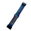 SCHIK 22 26mm Silicone Watch Band Easy Quick Fit Strap For Garmin Fenix 7 7X /3HR/Fenix 5X/Fenix 5X Plus/S60/D2/MK1/Fenix 5/Fenix 5 Plus (Color : Navy rainbow, Size : Fenix 5 5Plus) view 1