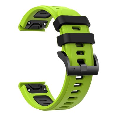 EEOMOiK 22mm WatchBand for For Garmin Forerunner 945 935 Fenix 5 Plus 7 6 Instinct 2 Silicone Smart Watch Band Outdoor Sports Waterproof (Color : H, Size : Quick Fit 22mm)