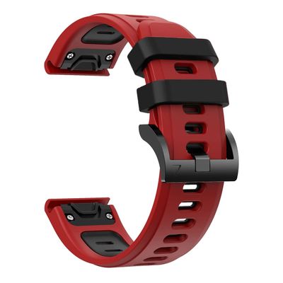 EEOMOiK 22mm WatchBand for For Garmin Forerunner 945 935 Fenix 5 Plus 7 6 Instinct 2 Silicone Smart Watch Band Outdoor Sports Waterproof (Color : F, Size : For Epix Gen 2)