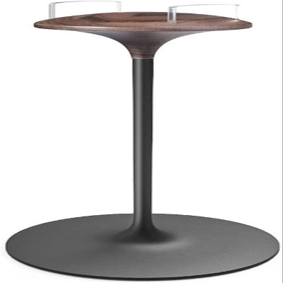 Headset Holder Headphone Stand Black Walnut/Beech Wood Aluminum Headphone Stand Natural Wood Stand Desktop Monitor PC Game Accessories Headset Stand Headphone Holder (Color : Black)