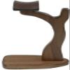 Headset Holder Headphone Stand Desktop Handmade Earphone Rack Game Table Accessories Multi-Function Headphone Holder Simple Solid Wood Headset Stand Headset Stand Headphone Holder (Color : Walnut) view 1