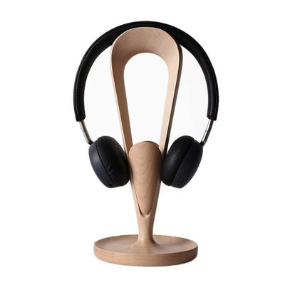 Headset Holder Headphone Stand Wooden Headphone Holder Practical Headset Stand Universal Headphones Support Device Headset Stand Accessories Gift Headset Stand Headphone Holder (Color : A-Maple)