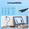 130W USB C AC Charger Fit for Dell-Alienware X14 R1 P150G P150G001 P150G002 P150G003 Laptop Power Supply Adapter Cord view 4