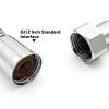 Brrnoo Salon Shampoo Bowl Sprayer, 120cm Hose, Chrome Finish, 1 Setting, Includes Sprayer & Tube view 3