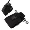 3 in 1 Multifunctional Portable Nylon Walkie Talkie Protective Cover Sleeve Black Radio Holder Case Suitable for, for for Midland, for for for view 2