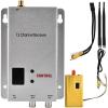 Video Transmitter and Receiver 1.2G 1.5W CCTV Audio Video Transceiver Monitoring Transmitter and Receiver Kit Real time is Responsive view 1
