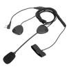 Serounder Motorcycle Helmet Headset, K Head Motorbike Intercom PTT Headphone Earphone with Microphone for Two Way Radio Walkie Talkie view 2
