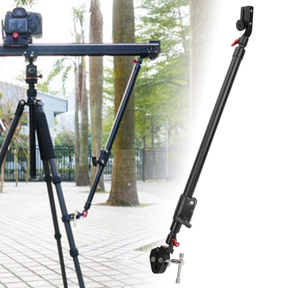 Camera Slider Tripod Rods,39.4 Aluminium Alloy Portable Adjustable Camera Video Slider Support Rods with Clamp for Sliders and Tripod Stand