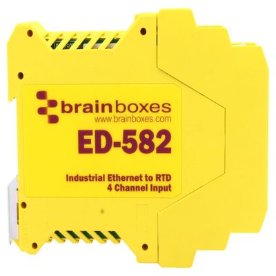 Brainboxes ETHERNET to RTD -22F to +176F INDUST L 4 Channel Remote IO Module