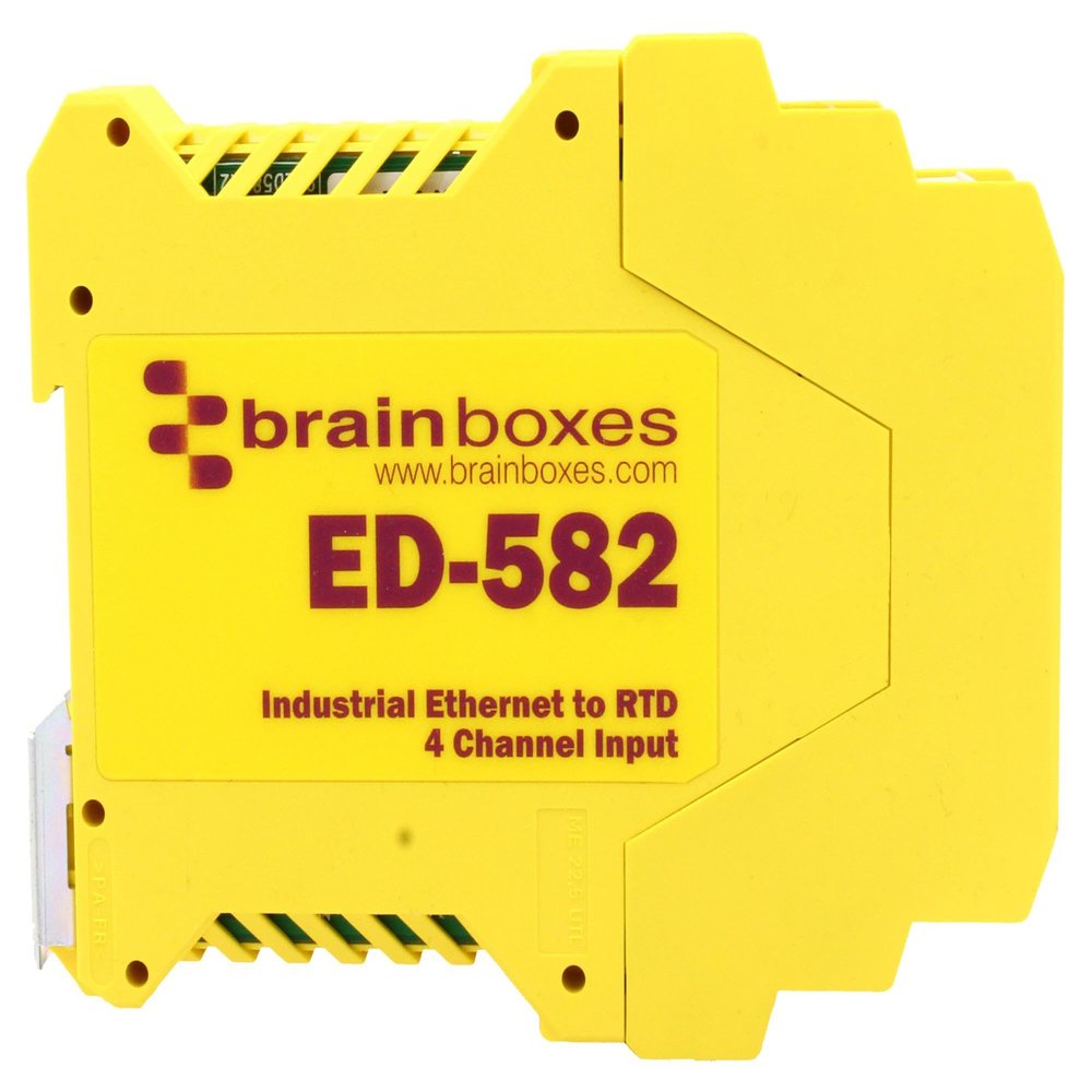Brainboxes ETHERNET to RTD -22F to +176F INDUST L 4 Channel Remote IO Module