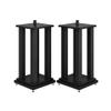 Speaker Bracket Audio Stand Metal Base Tray Frame Surround Desktop Stand Multimedia Stand Floor Speaker Stand 2 Black Speaker Stand (Size : S-50) view 1