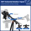 Fotopro Carbon Fiber Horizontal Tripod, 75 Inch Camera Tripod with 360 Degree Ball Head Quick Release Plate for DSLR Video Camcorder, 2-in-1 Tripods Monopod Max Load 22lbs view 2