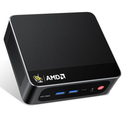 Beelink Ser5 Pro mini PC, AMD Ryzen 5 5500U (Up to 4.0GHz,6C/12T), 16GB DDR4 500GB PCle SSDmini Computer Support 4K Triple Display/2.5G LAN/WiFi6/BT5.2, Home/Office Mini Desktop Computer