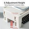TATSEN Height Adjustable Laptop Stand Bracket Portable Notebook Support Holder for Computer Screen Riser Monitor Stand view 2