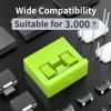 50PCS USB-A Port Blockers with 3 Keys-Removable Type-A Data Protection - Dust & Moisture Resistant Shield for Laptops, PCs, Gaming Devices & Tamper Protection (Green) view 2