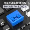 100PCS USB-A Port Blockers with 5 Keys-Removable Type-A Data Protection - Dust & Moisture Resistant Shield for Laptops, PCs, Gaming Devices & Tamper Protection (Blue) view 2