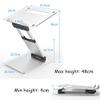 TATSEN Height Adjsutable Tall Laptop Stand Aluminum Stretchable Heighten Notebook Standing Holder (Color : A) view 3