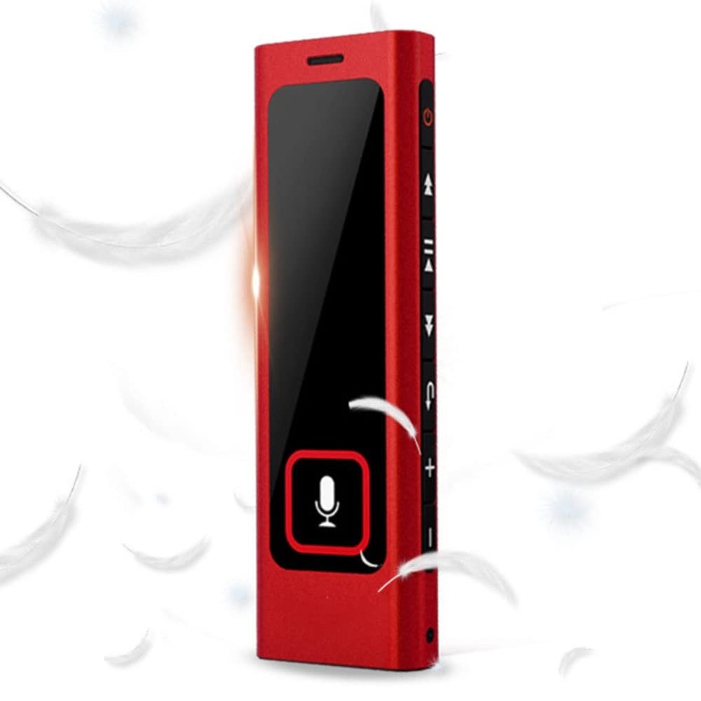 QIYUDS Digital Recorder,Digital Voice Activated Recorder,Sensitive Microphone, Automatic Noise Reduction, Small & Portable, USB, Multifunction Voice Recorder Long-Range Noise Reduction Automatic Sound