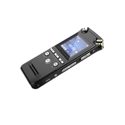 QIYUDS Digital Recorder,Digital Voice Recorder 8GB 1536kbps High Recording Quality Noise Reduction Easy Operation Auto Activation MP3 Voice Recorder for Lecture Interview Meeting (Color : Black)