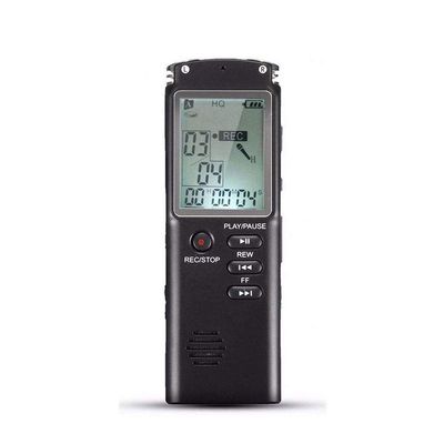 QIYUDS Digital Voice Recorder Voice Activated Recorder with Playback - Upgraded Small Tape Recorder for Lectures, Meetings, Interviews, Mini Audio Recorder USB Charge, MP3 (Size : 8GB)
