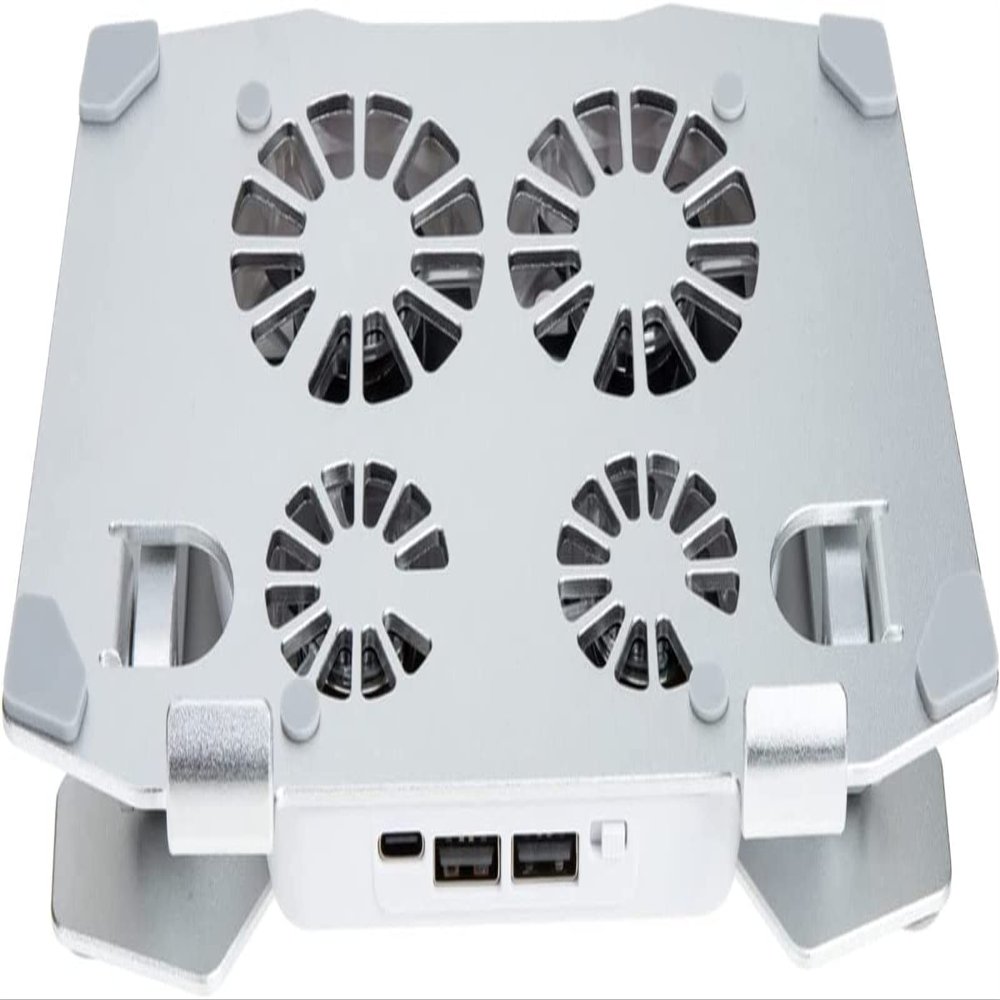 Adjustable Laptop Stand Laptop Air Cooler Stand 4- Fan Laptop Support Laptop Cooling Holder for Desk Laptop Bracket Laptop Holder Desk Stand Tablet Laptop