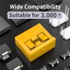 50PCS USB-A Port Blockers with 3 Keys-Removable Type-A Data Protection - Dust & Moisture Resistant Shield for Laptops, PCs, Gaming Devices & Tamper Protection (Yellow) view 2