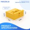 50PCS USB-A Port Blockers with 3 Keys-Removable Type-A Data Protection - Dust & Moisture Resistant Shield for Laptops, PCs, Gaming Devices & Tamper Protection (Yellow) view 4